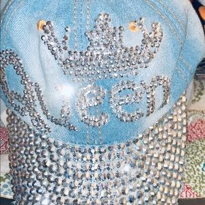 Women’s “Queen” rhinestone  hat
